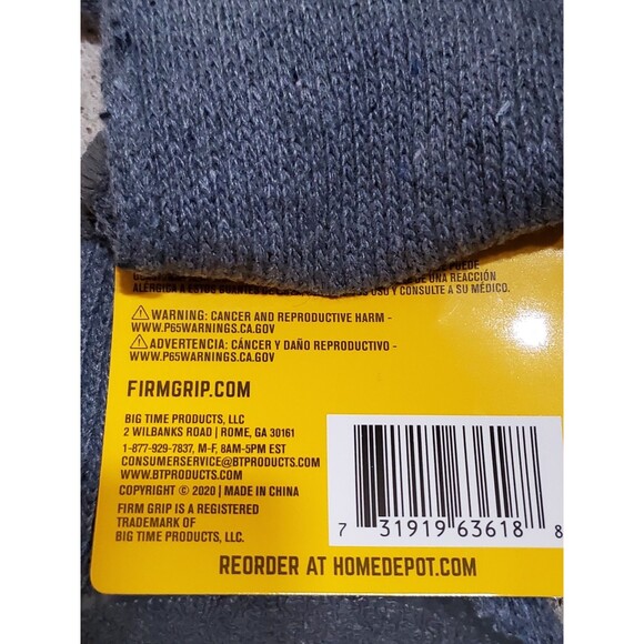 FIRM GRIP Tough Working Gloves General Purpose Latex Coated Size XL - QTY AVAIL - Picture 6 of 6